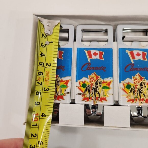 Bell Can Beer Bottle Opener Box of 12 Canada RCMP Maple Leaf NOS NEW Vtg C-202 - Picture 7 of 10